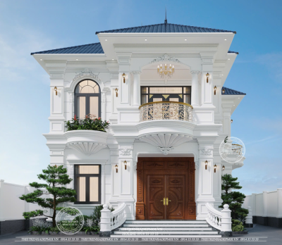 Biệt thự 2 tầng tân cổ điển - vẻ đẹp sang trọng và đẳng cấp vượt thời gian