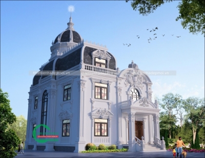 Biệt thự cổ điển châu âu 2.5 tầng đẹp anh toàn