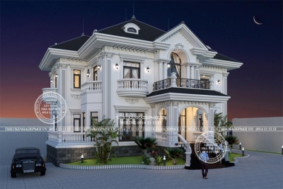Biệt thự tân cổ điển 2 tầng anh phúc ở long an