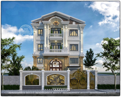 Biệt thự tân cổ điển 4 tầng mái nhật đẹp sang trọng, ấn tượng - anh vũ (tphcm)