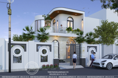Thiết kế nhà 2 tầng đẹp thu hút khu vực miền nam