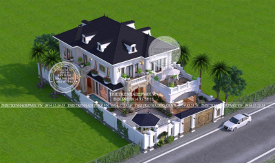 Mẫu biệt thự 2 tầng, sang trọng “đốn tim” người nhìn