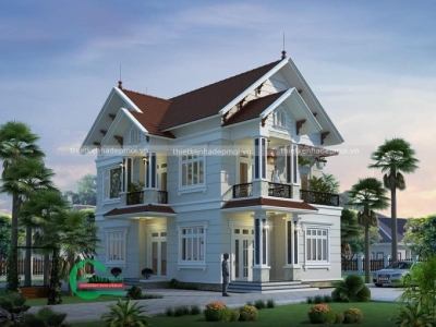 Mẫu biệt thự mái thái 2 tầng mang đến không gian sống hoàn hảo