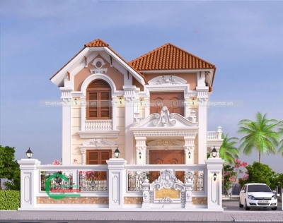Mẫu biệt thự tân cổ điển 3 tầng xa hoa, lộng lẫy