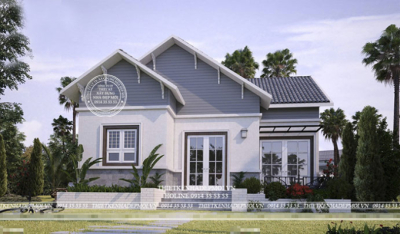 Mẫu nhà cấp 4 hiện đại uy nghi với diện tích 200m2