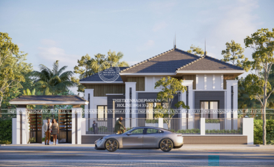Mẫu nhà mái thái 1 tầng đẹp của anh nguyện lâm đồng