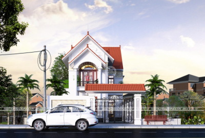 Mẫu nhà mái thái chữ l đẹp hoàn mỹ