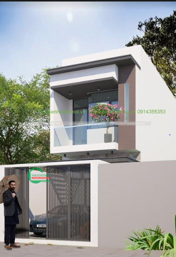 Mẫu nhà phố 1 trệt 1 lầu