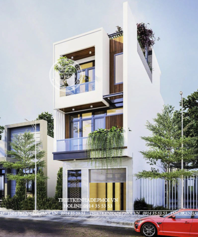 Mẫu nhà phố hiện đại 3 tầng được yêu thích của năm