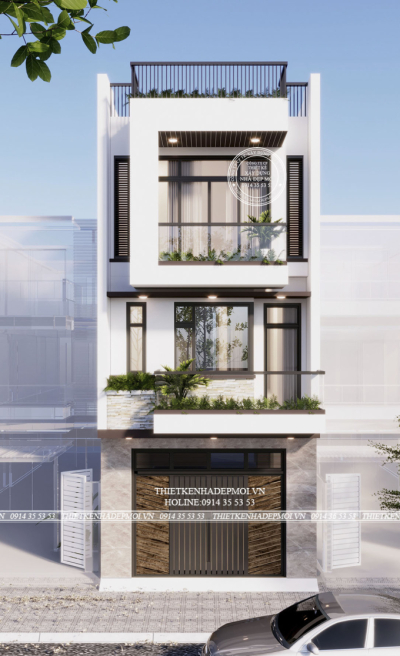 Mẫu nhà phố hiện đại đẹp tại hóc môn