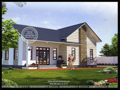Mẫu nhà vườn kiểu thái đẹp phong cách biệt thự mini