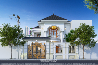 Mẫu thiết kế biệt thự 2 tầng mini tại bình dương