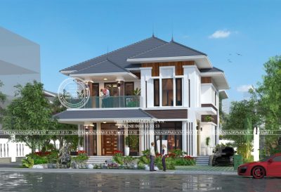 Mẫu thiết kế biệt thự 2 tầng sang trọng đẳng cấp