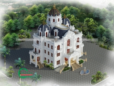 Mẫu dinh thự lâu đài cổ điển