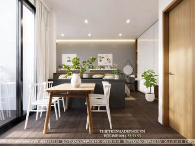 Mẫu thiết kế nội thất căn hộ dịch vụ