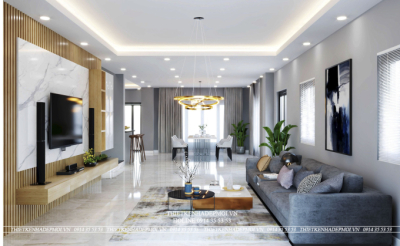 Mẫu thiết kế nội thất hiện đại biệt thự tại bình phước