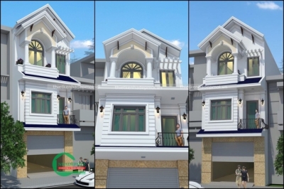 Bản vẽ nhà 5x20 mái thái đẹp 1 trệt 2 lầu 5x18 anh phương - msnp2063