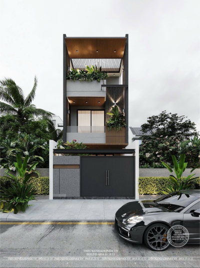 Nội thất nhà phố hiện đại 3 tầng