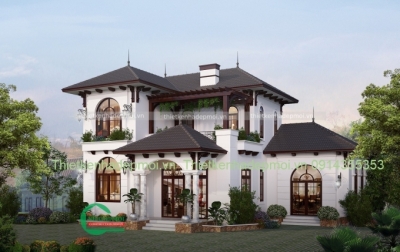 Thiết kế biệt thự 2 tầng