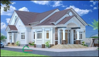 Thiết kế xây dựng mẫu nhà mái thái tại bình dương