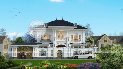 Trải nghiệm không gian sống sang trọng trong mẫu thiết kế biệt thự sân vườn đẹp