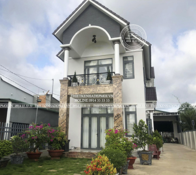 Xây dựng nhà phố mái thái chị yến tại bình phước